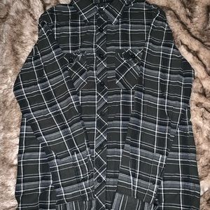 CCS Flannel Long Sleeve Shirt - Forest Green Plaid